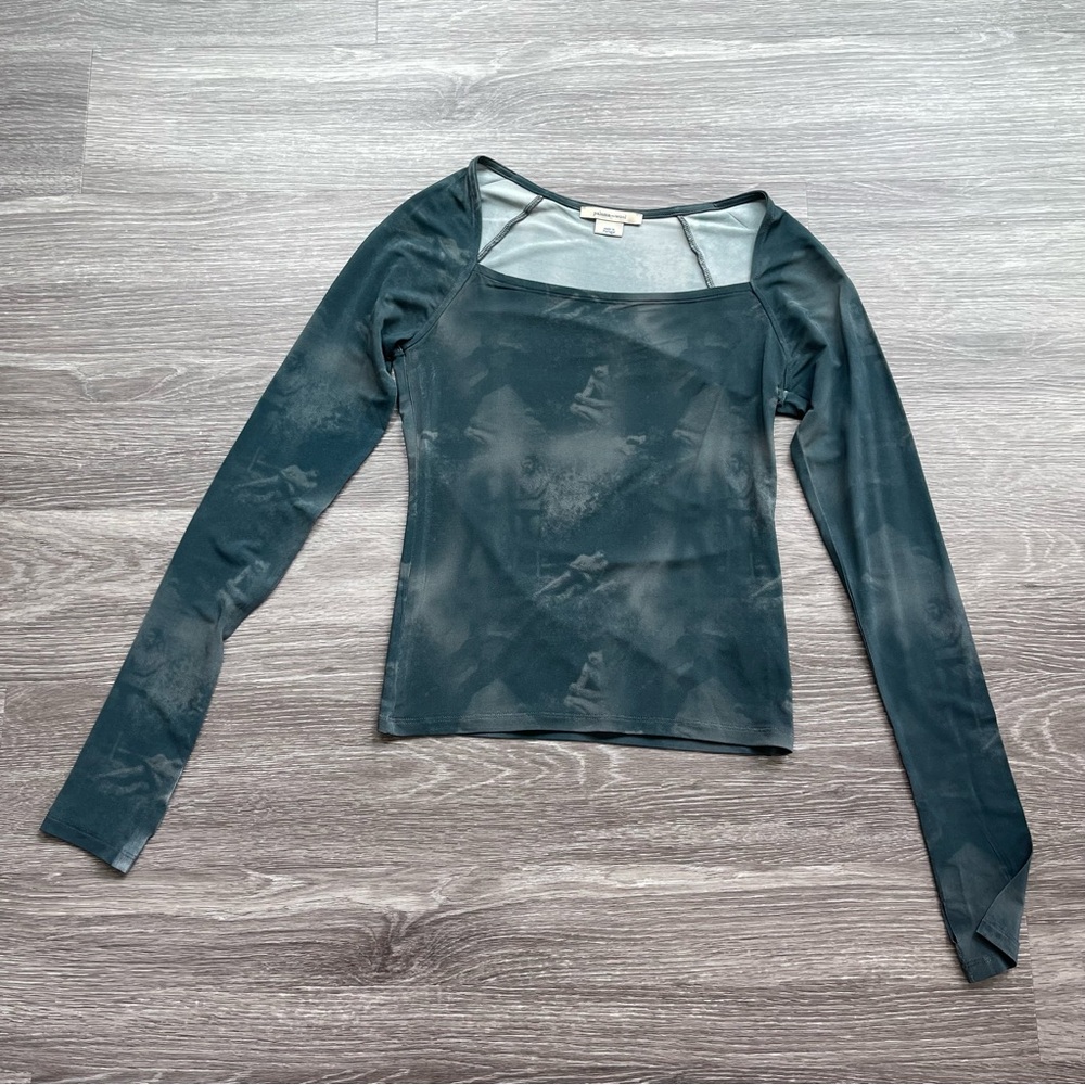 Paloma wool blue long sleeved top